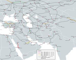 Nyugat- és Közép-Ázsia nagysebességű vasútvonalai