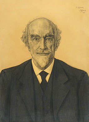 Portræt af Willem Byvanck(nl), 1921