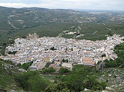 Skyline of Zuheros, Spain