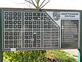 Zwickau Hauptfriedhof Hinweistafel