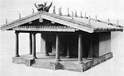 Реконструкція храму в акрополі Кози, бл. 100 до н. е.