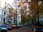 Handjerystraße, in Blickrichtung Renée-Sintenis-Platz