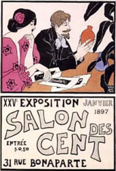 Poster by Andrew Kay Womrath for the 25th exhibition, March 1897