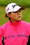 横峯さくら選手（2010年全英女子オープン選手権）