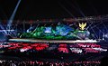 Durant la cerimònia d'obertura dels Jocs Asiàtics de 2018.