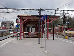 Ede, Abrissarbeiten am alten Bahnhofsteil