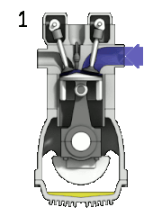 Animation of an Otto cycle engine 4StrokeEngine Ortho 3D Small.gif