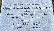 The inscription on Tannehill's gravestone