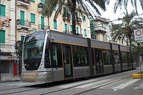 Tramo Alstom Cityway en Mesino