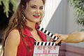 Andrea Naschak (on set as Sabra) was a veteran of both Shakespearean acting and adult films