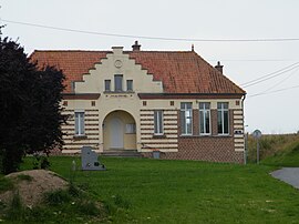 The town hall in Aubercourt