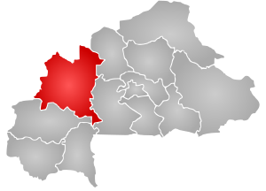 Location in Burkina Faso