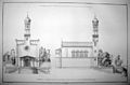 Aufrisse mit Zwiebelturm, Veröffentlichung: Architektonisches Album, 1839