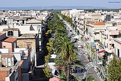 Panorama su Corso Umberto I
