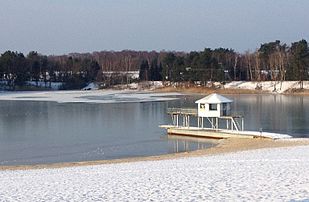 Bernsteinsee im Winter