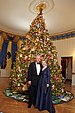 Рождественский портрет Билла и Хиллари Клинтон 2000.jpg