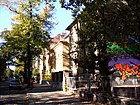 Borkumstraße, Blick von Neumannstraße westwärts