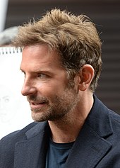 Bradley Cooper looking straight ahead.