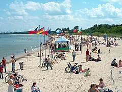 Beach in Brzeźno (8.5 km)