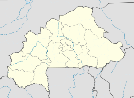Location map Burkina Fasas