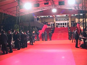 Red carpet of the Palais des Festivals et des ...