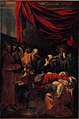 Smrť Panny Márie, okolo 1606, olej na plátne, Musée du Louvre, Paríž