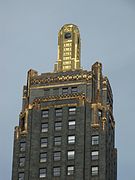 Detail of the Carbide & Carbon Building, Chicago, Illinois, 1929.