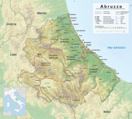 Abruzzo – Mappa