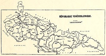 Лужица и Чехословачка на карти Париске мировне конференције (1919—1920)