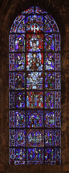 File:Chartres - cathédrale - ND de la belle verrière.JPG