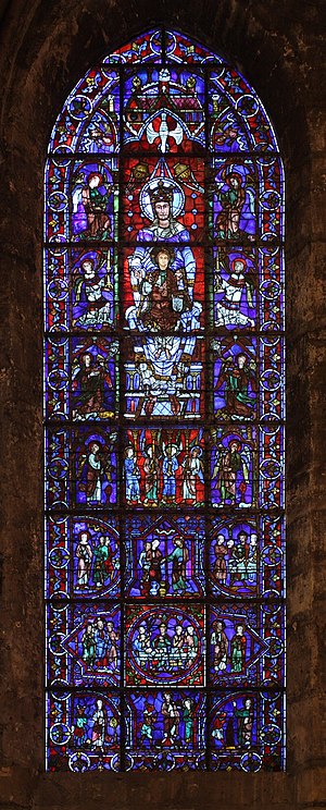 Notre-Dame de la Belle Verrière, Stained glass...