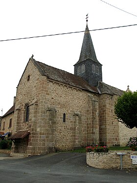 Vue partielle de l'église