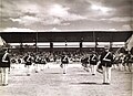 Terreno de juegos deportivos del colegio San Ignacio en 1951, previo a la construcción del Complejo.