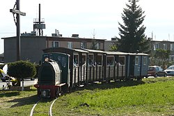 Historic narrow-gauge railway in Czajcze