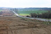 Bauarbeiten bei Rtišovice, 2022