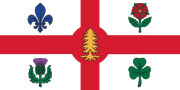 Flag of Montreal, Canada