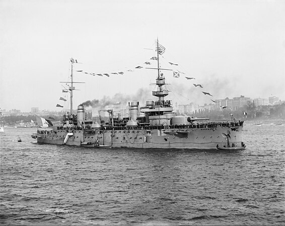 32. French battleship Justice