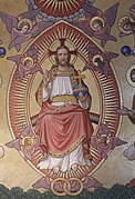 Peinture de l'abside, église Saint-Barthélémy de Kraiburg