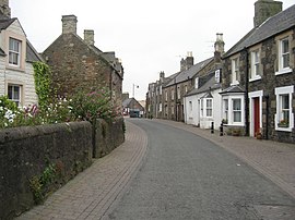 Straßenzug in Coldingham