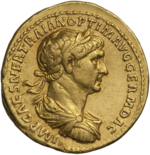 INC-1573-a Ауреус Траян ок. 116-117 гг. (аверс) .png