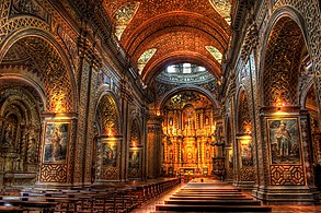 Iglesia de la Compañia de Jesus, Quito, Ecuador