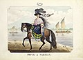 India A Caballo (Native Filipina On A Horse) by José Honorato Lozano