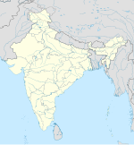 Banda på en karta över Indien