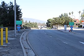 I-210 freeway entrance in 2022