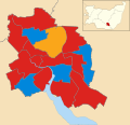 2019 results map