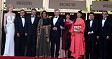 Vidya Balan with fellow jury members at 2013 Cannes