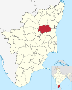 Positionskarte des Distrikts Kallakurichi