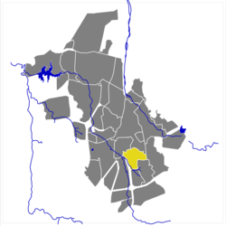 Karte von Suiderhof im Stadtgebiet von Windhoek