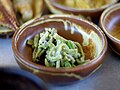 Goguma-sun-deulkkae-muchim (sweet potato stems seasoned with deulkkae powder)