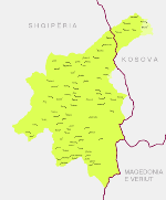 Colour-coded map of the Luma region